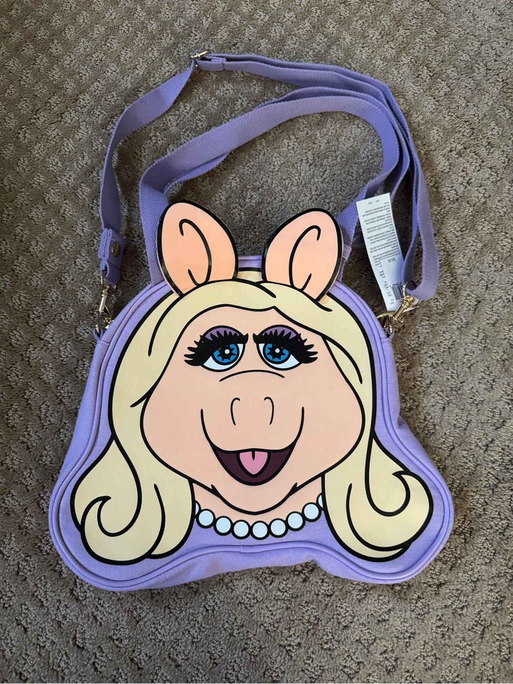 D23 Expo 2026 MOG Miss Piggy Mini Big Face Tote Bag